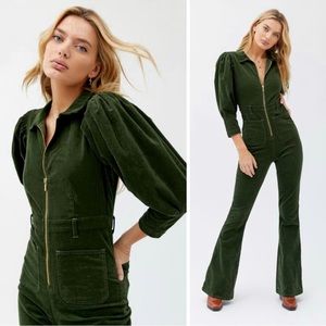 WeWoreWhat 70s Corduroy Jumpsuit